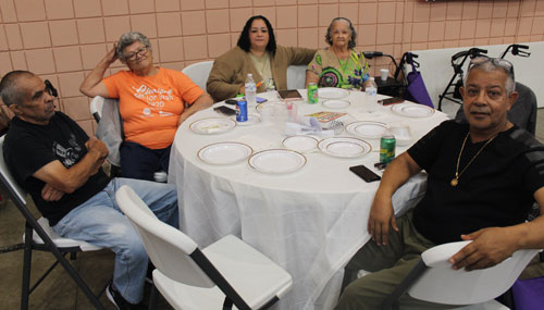 Attendees at Cleveland Hispanic Heritage Month event at La Sagrada Familia