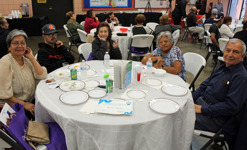 Attendees at Cleveland Hispanic Heritage Month event at La Sagrada Familia