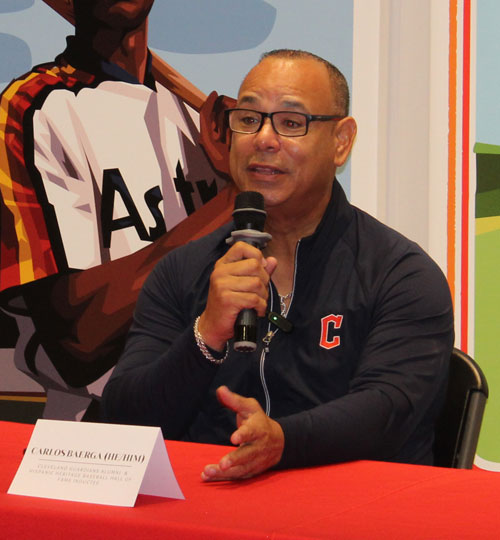 Carlos Baerga on panel at League Park