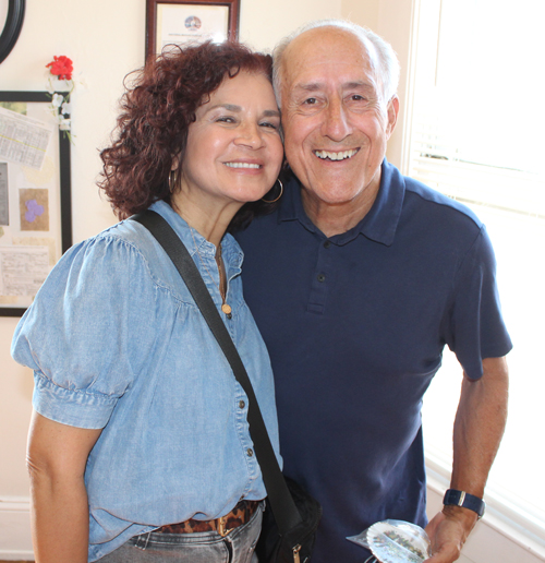 Magda Gomez and Judge Jose Villanueva