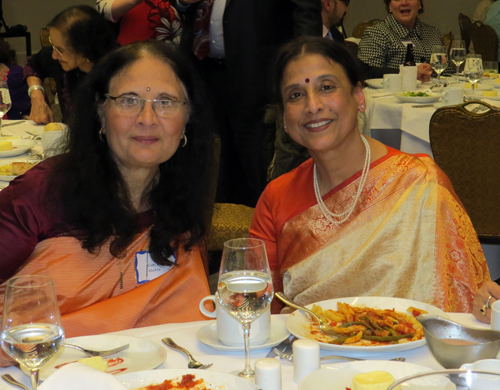 Friends and family honoring Dr. Mehta