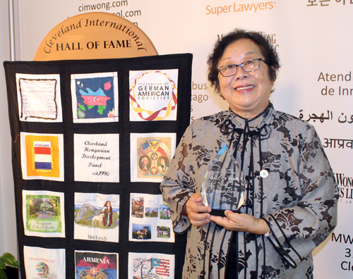 May Chen with her CIHF award