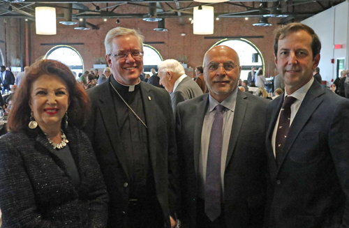 Maria Pujana, Bishop Woost, Fahim Gemayel and Jose Casanova