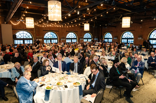 Crowd at CIHF inductions