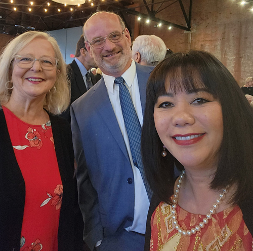 Lori Ashyk, Tom Turkaly and Onah Loi-Powell