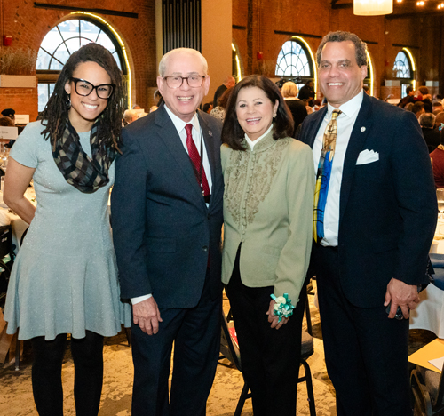 Judge Sydney Strickland Saffold, Mike Polensek, Dona Brady and Judge Jeff Johnson