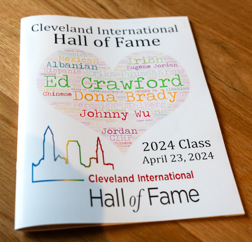 Cleveland International Hall of Fame program book