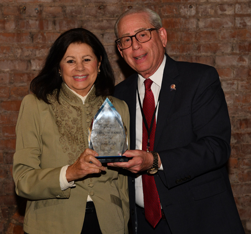 Mike Polensek inducting Dona Brady