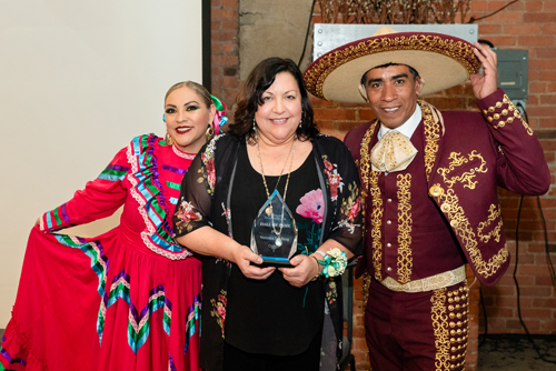 Veronica Dahlberg and HOLA friends in Mexican attire