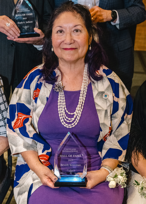 Beverly Kerecman in Cleveland International Hall of Fame