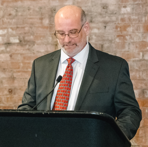 Tom Turkaly inducting Branka Malinar