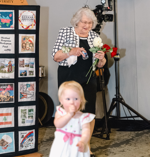 Branka Malinar in Cleveland International Hall of Fame 