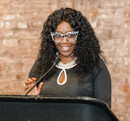 Valarie McCall inducts Mayor Frank G. Jackson into Cleveland International Hall of Fame