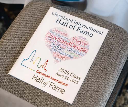 Cleveland International Hall of Fame program book