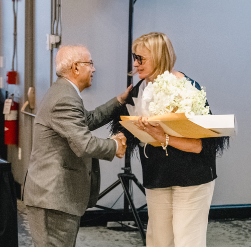 Dr. Wael Khoury and Svetlana Stolyarova