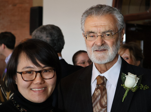 Su He and Mayor Jackson
