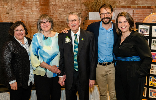 Andy Fedynsky friends at the Cleveland International Hall of Fame