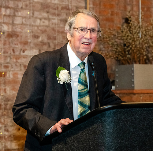 Andy Fedynsky in the Cleveland International Hall of Fame