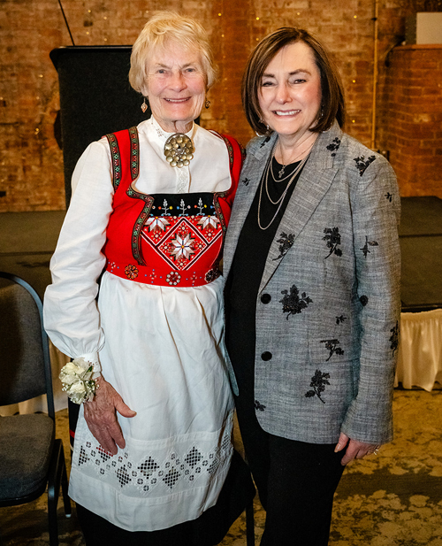 Catherine Jorgensen McCutcheon and Anne Frangos
