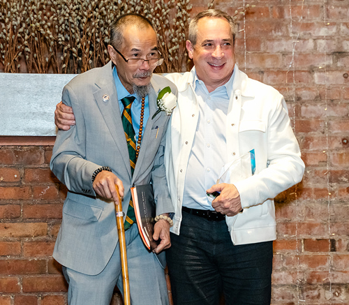 Matt Zone inducts Le Nguyen