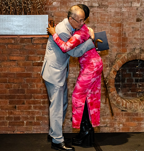 Valarie McCall inducts Le Nguyen