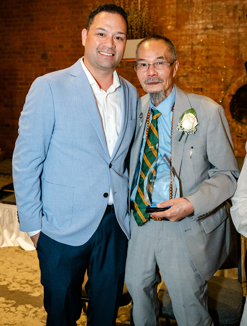 Le Nguyen and son Jason