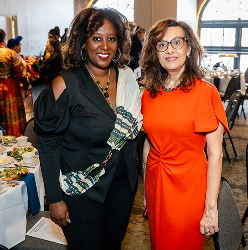 Aklilu Demessie freinds at Cleveland International Hall of Fame