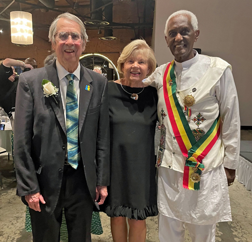 Andy Fedynsky friends at the Cleveland International Hall of Fame