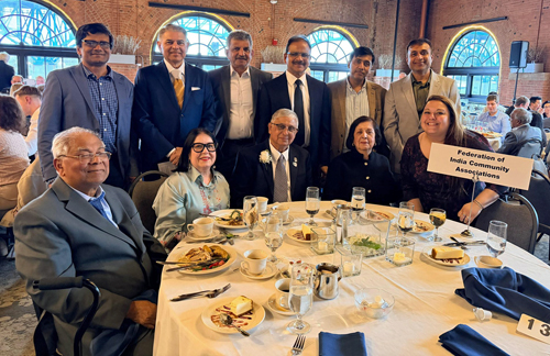 FICA Table for Anjan Ghose firends and family for Debbie Hanson Forever Young Award