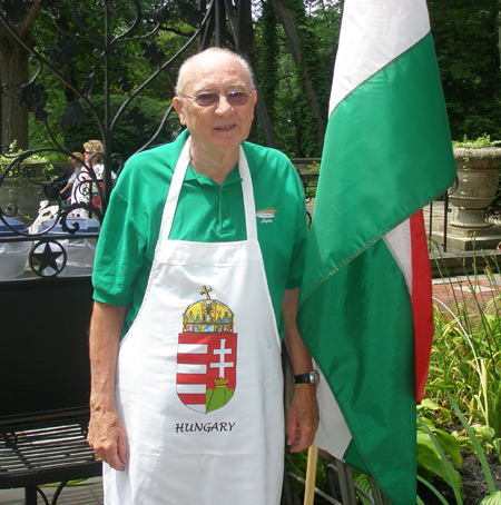 Cleveland Hungarian Garden - man in apron