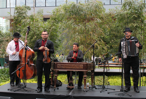 The Band Harmonia at Cleveland Art Museum opening
