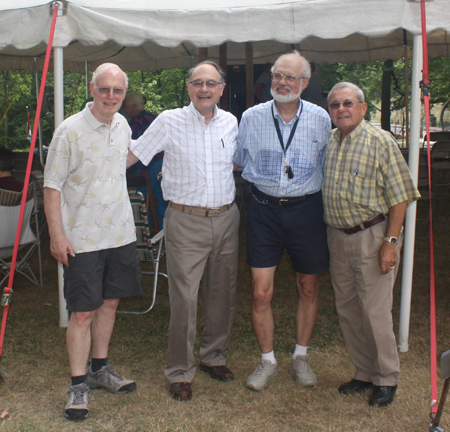 Tent builders at Hungarian Cultural Garden in Cleveland