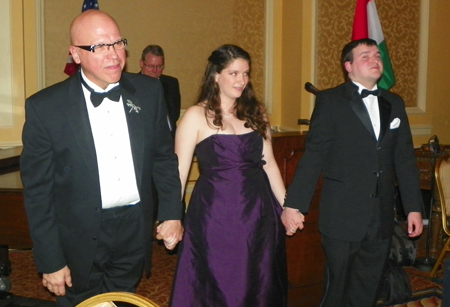 Ohio Light Opera performers Pianist Jim Mismas, Caroline Miller and Benjamin Krumreig 