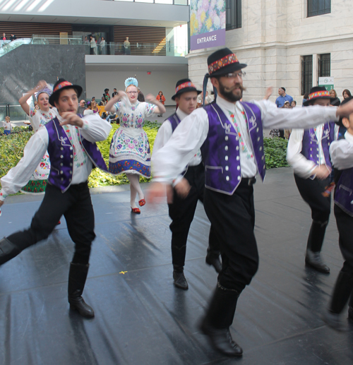 The Hungarian Scouts Folk Ensemble performed at the Cleveland Museum of Art's International Cleveland Community Day 