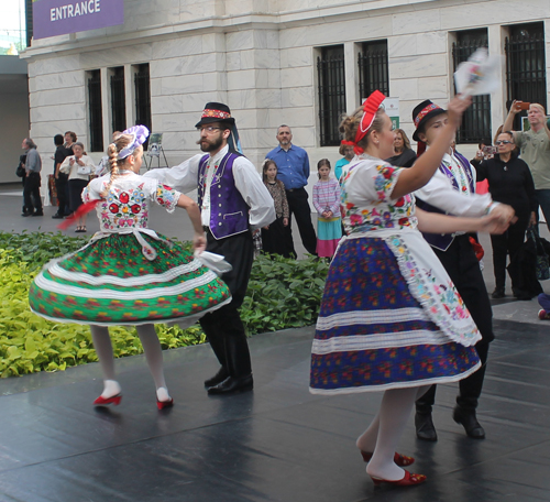 The Hungarian Scouts Folk Ensemble performed at the Cleveland Museum of Art's International Cleveland Community Day 