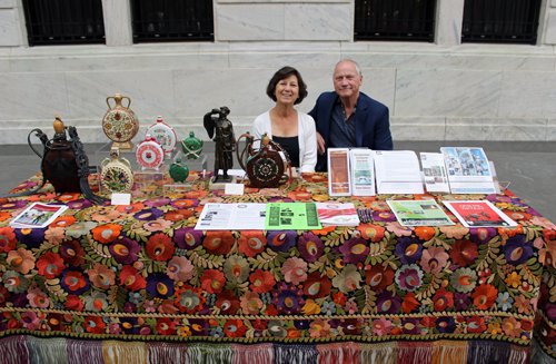 Hungarian Heritage table at Cleveland Art Museum