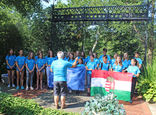 Hungarian Children's Choir from Pecs in Cleveland Hungarian Cultural Garden