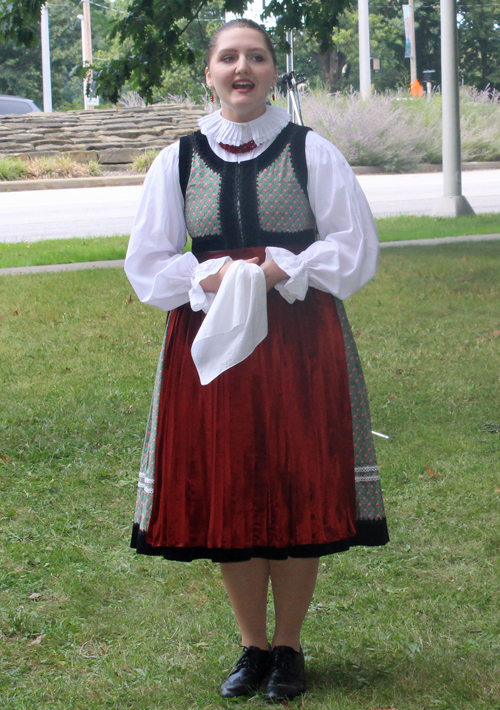 Hungarian Scout Folk Ensemble singer