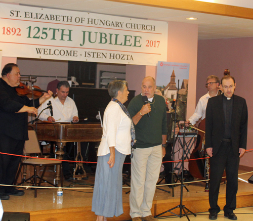 Himnusz and Star Spangled banner at St Elizabeth of Hungary Church