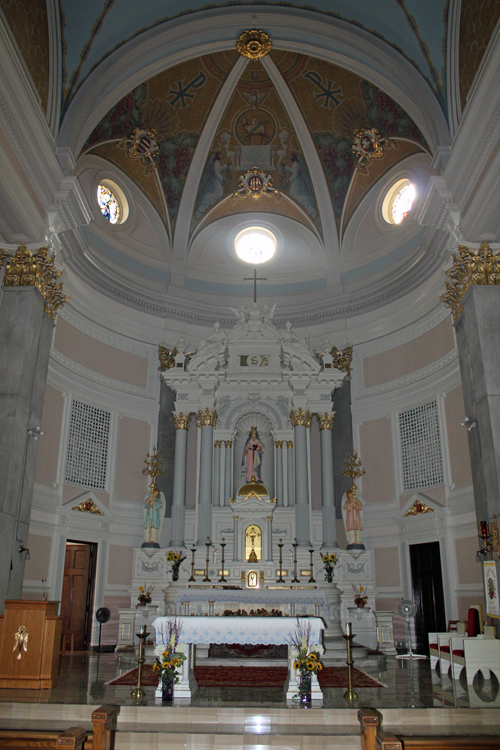 Inside Saint Elizabeth of Hungary Church