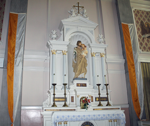 Joseph altar Inside Saint Elizabeth of Hungary Church
