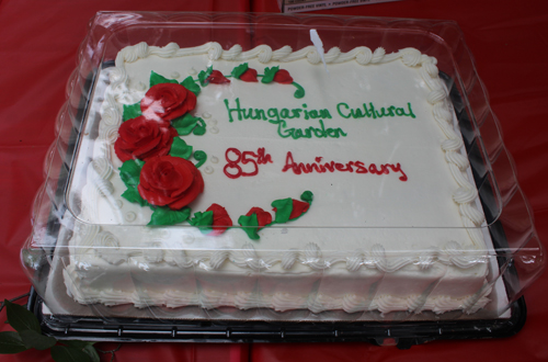 Hungarian Cultural Garden 85th anniversary cake