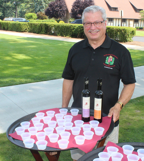 Shots of palinka