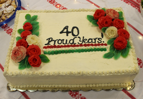 40 Proud Years cake