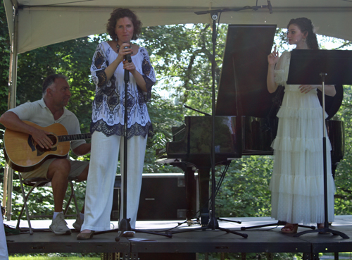 Christophe and Vera Waroquet and Abigail Becker