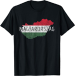 Hungarian Map and Flag 