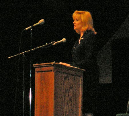 Wilma Smith speaking at Freedom Festival