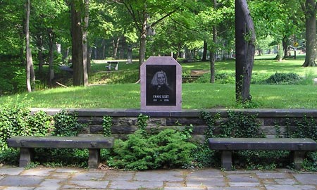 Franz Liszt statue at Hungarian Cultural Garden in Cleveland Ohio - photos by Dan Hanson