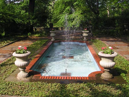 Fountain at Hungarian Cultural Garden in Cleveland Ohio - photos by Dan Hanson