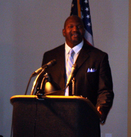 Pastor Kenneth Knox as Dr Martin Luther King Jr.